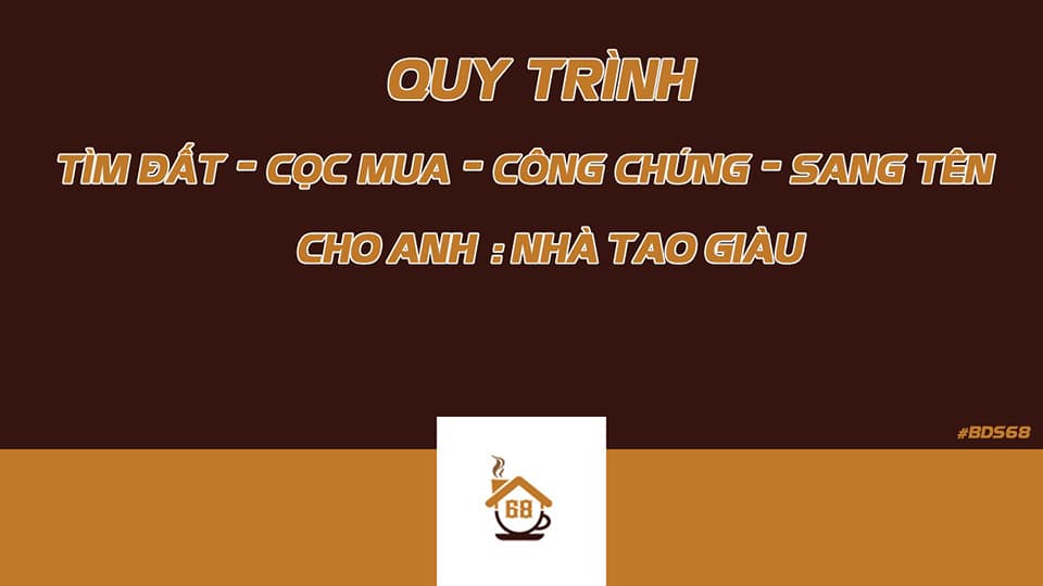 Quy trình mua bán nhà đất