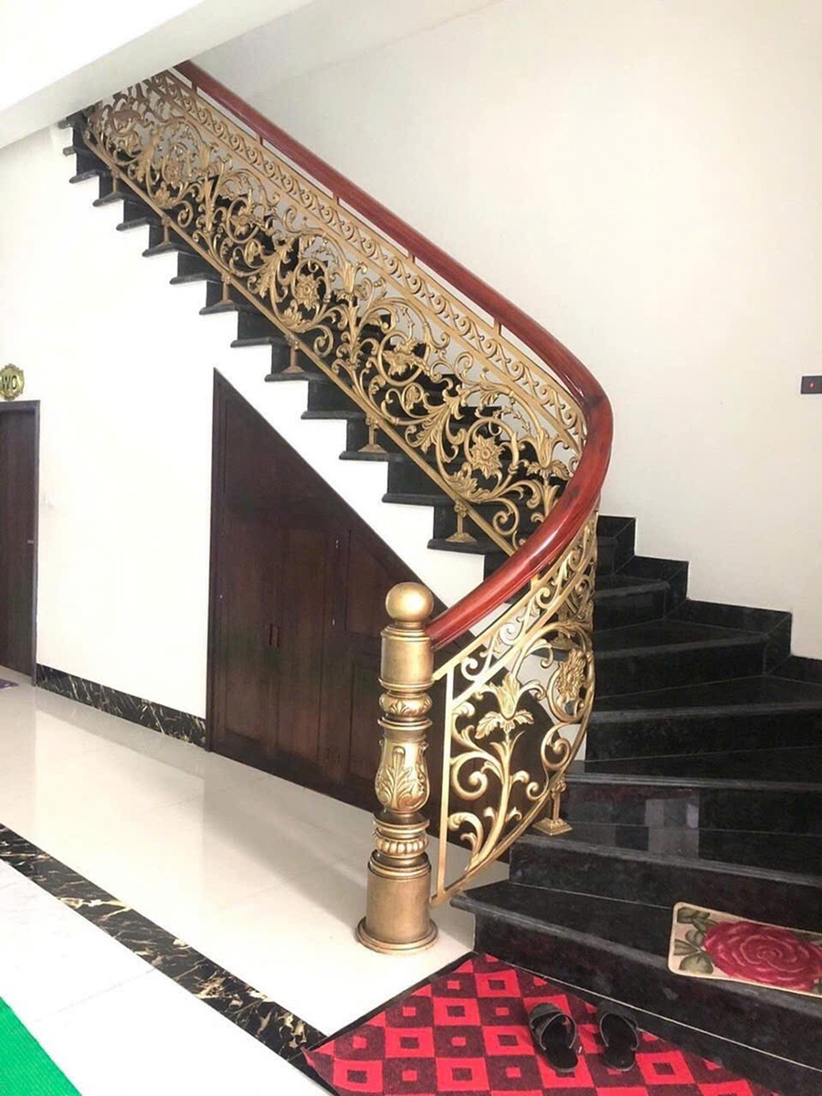 100+ Mẫu Cửa Cổng Nhôm Đúc Đẹp Tại Bà Rịa Vũng Tàu 110 Lan can nhôm đúc